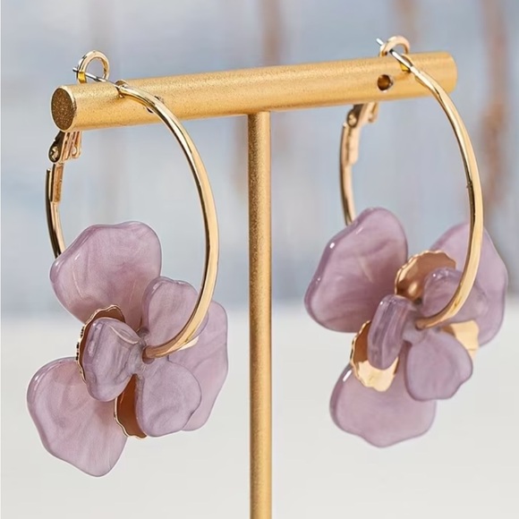 non branded Jewelry - Hoop earrings acrylic